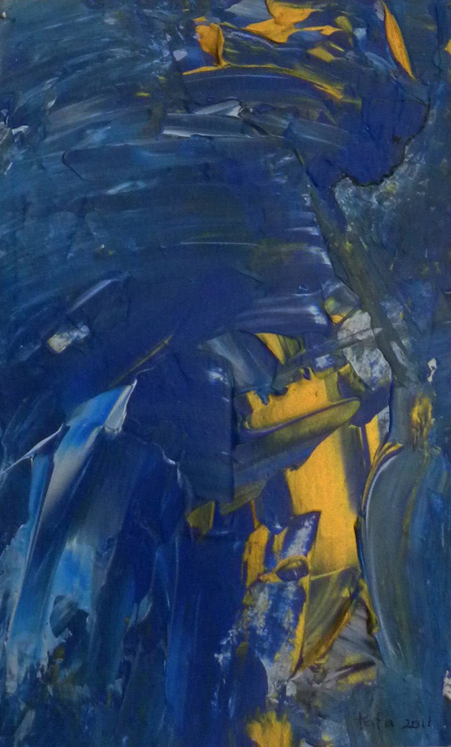 TAFA - Ghana - Pensive, acrylic on paper